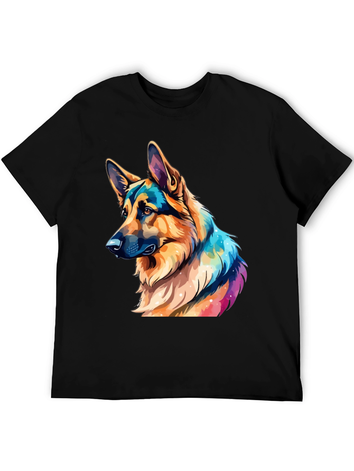 German Shepherd Art T-Shirt