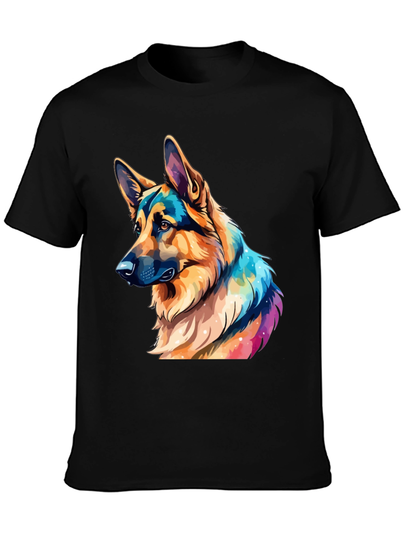 German Shepherd Art T-Shirt