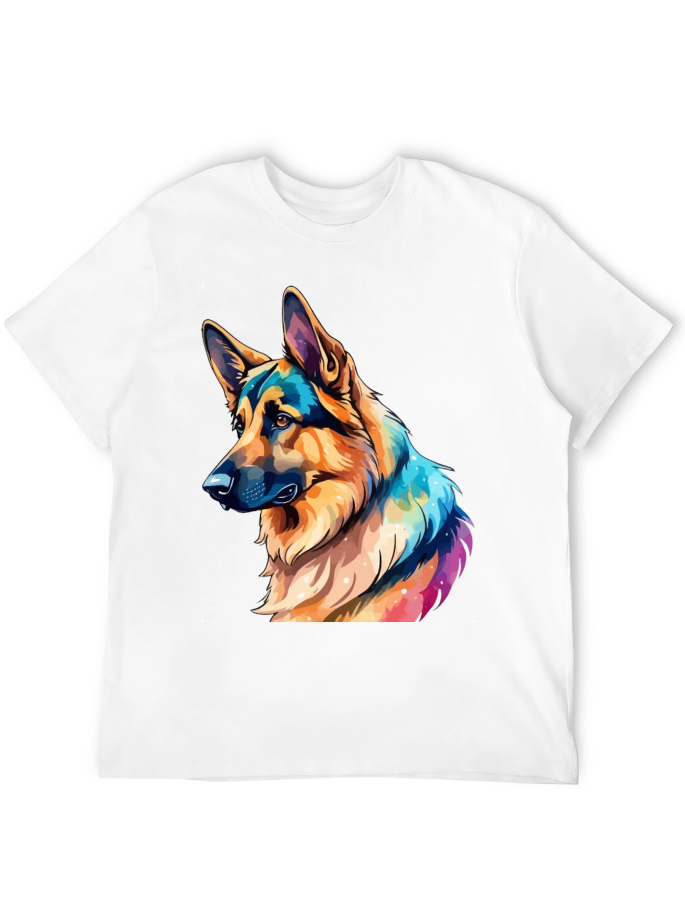 German Shepherd Art T-Shirt