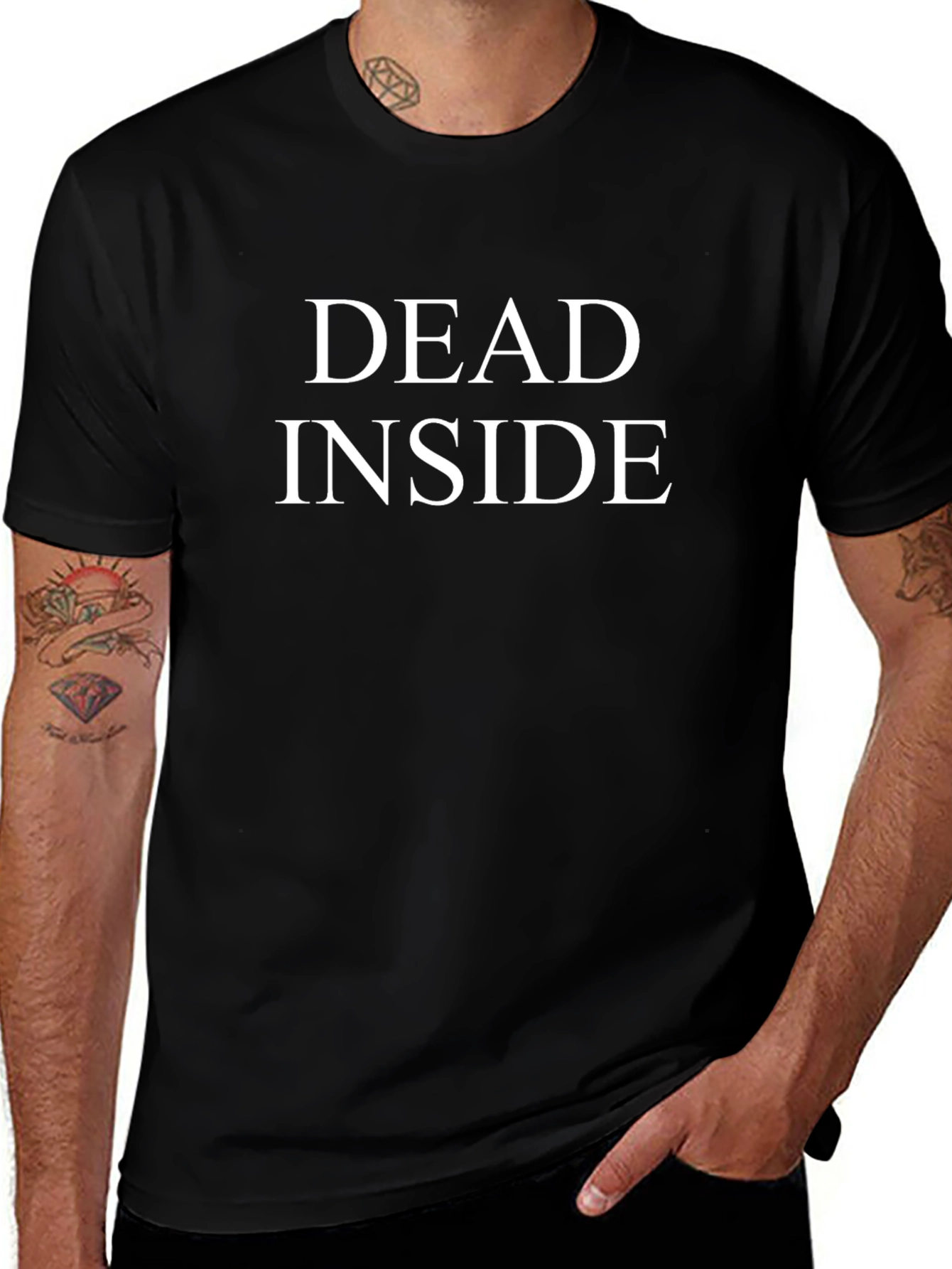 Dead Inside T-Shirt - Black Sarcastic Tee