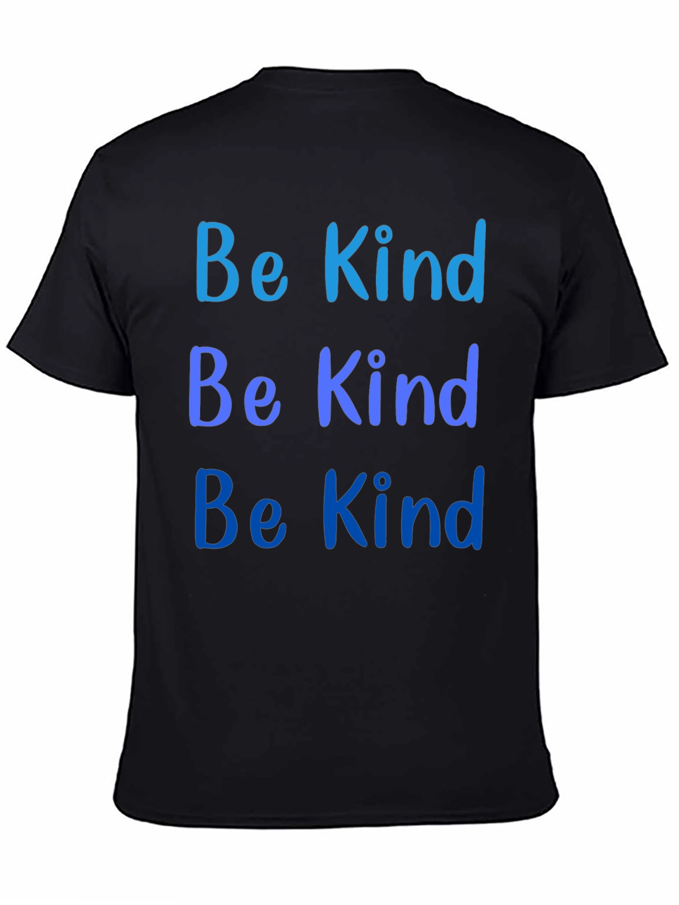Be Kind Graphic Tee - Black Cotton Comfort