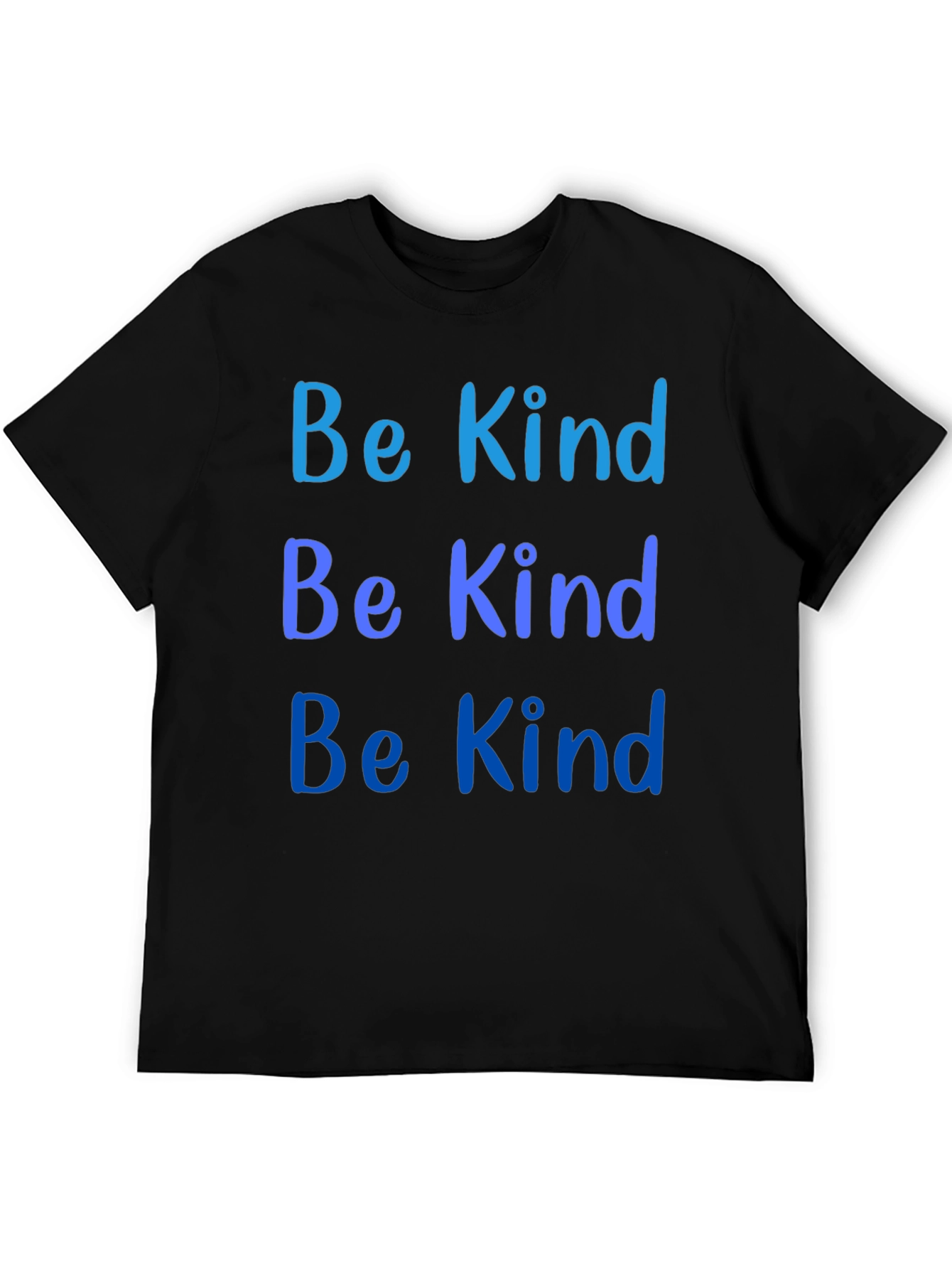 Be Kind Graphic Tee - Black Cotton Comfort