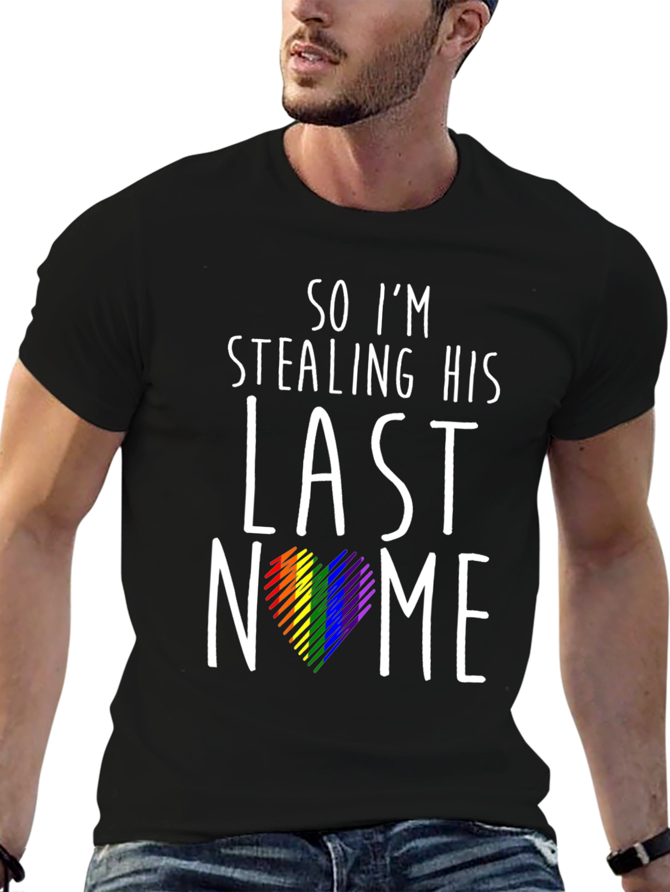 Stealing His Last Name Pride T-Shirt