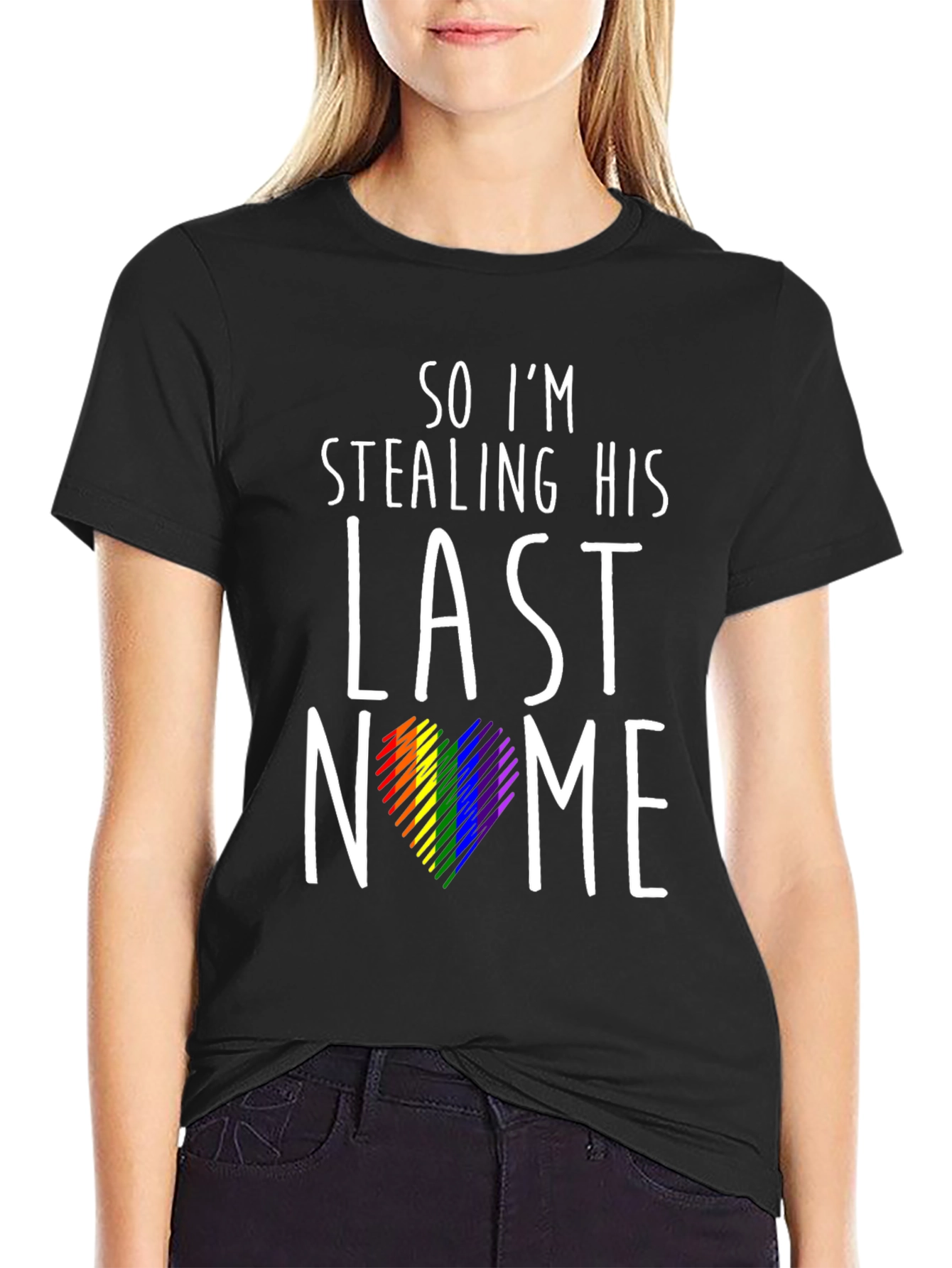 Stealing His Last Name Pride T-Shirt