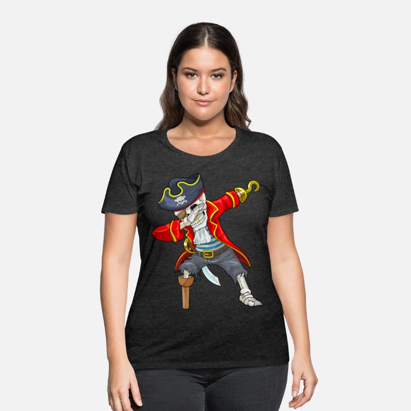 Dabbing Skeleton Pirate Eye Flap Halloween Jolly R