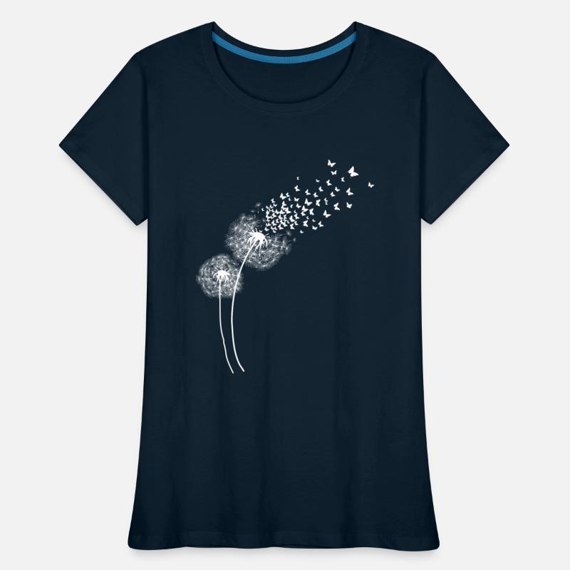 Dandelion To Butterflies Womens Gift In White