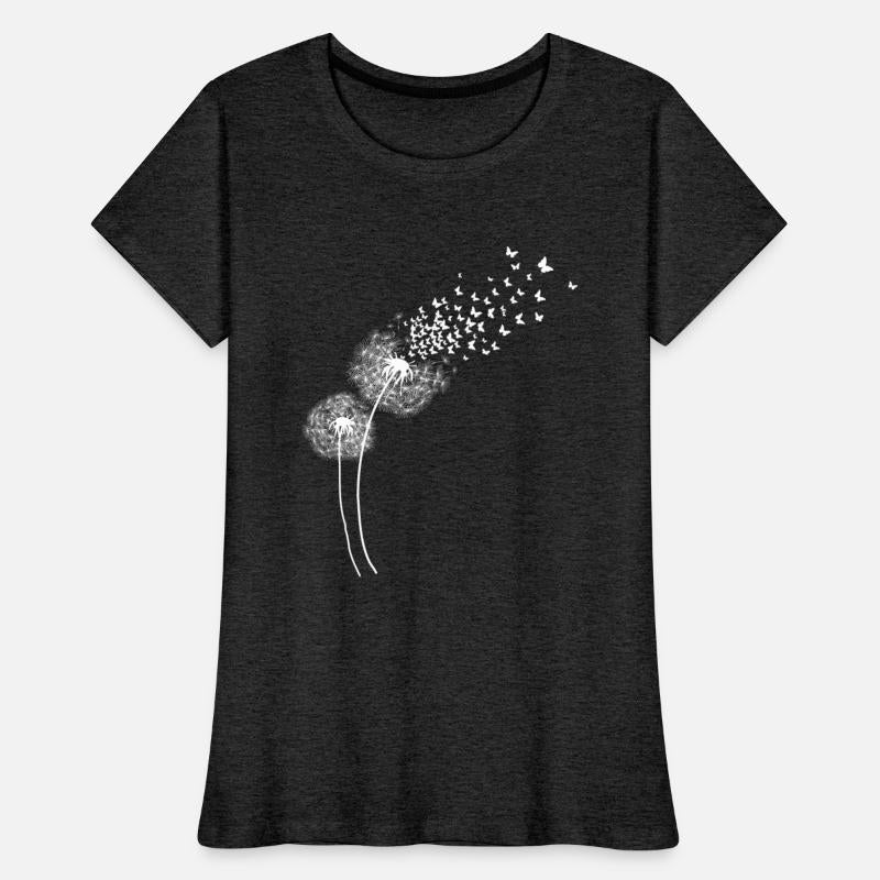 Dandelion To Butterflies Womens Gift In White