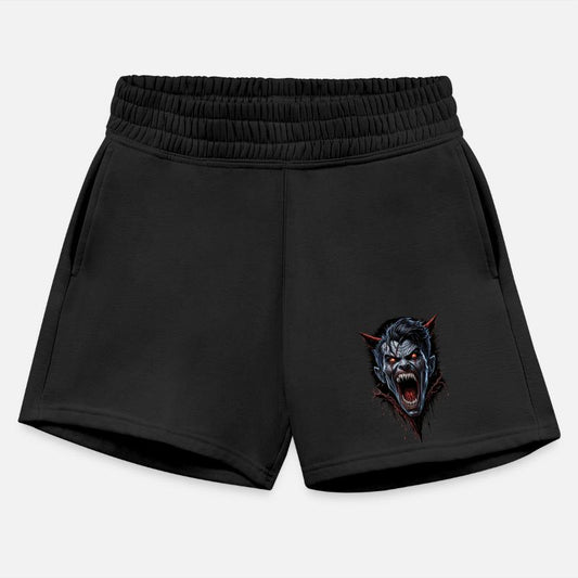 Dark Zombie Wolf Head Illustration