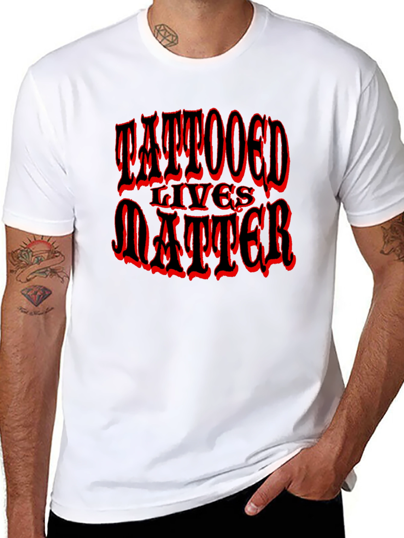 Tattooed Lives Matter Graphic T-Shirt