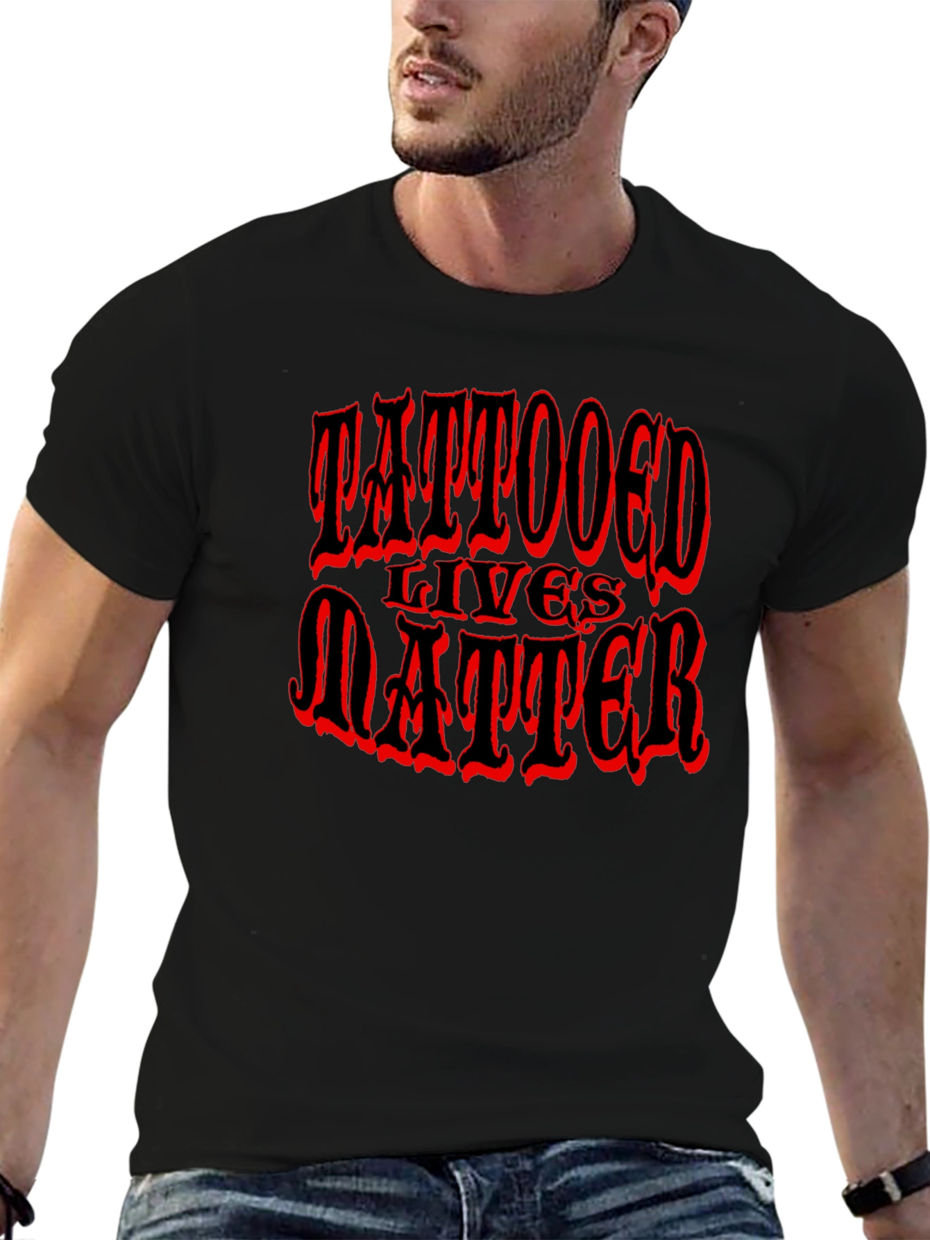 Tattooed Lives Matter Graphic T-Shirt