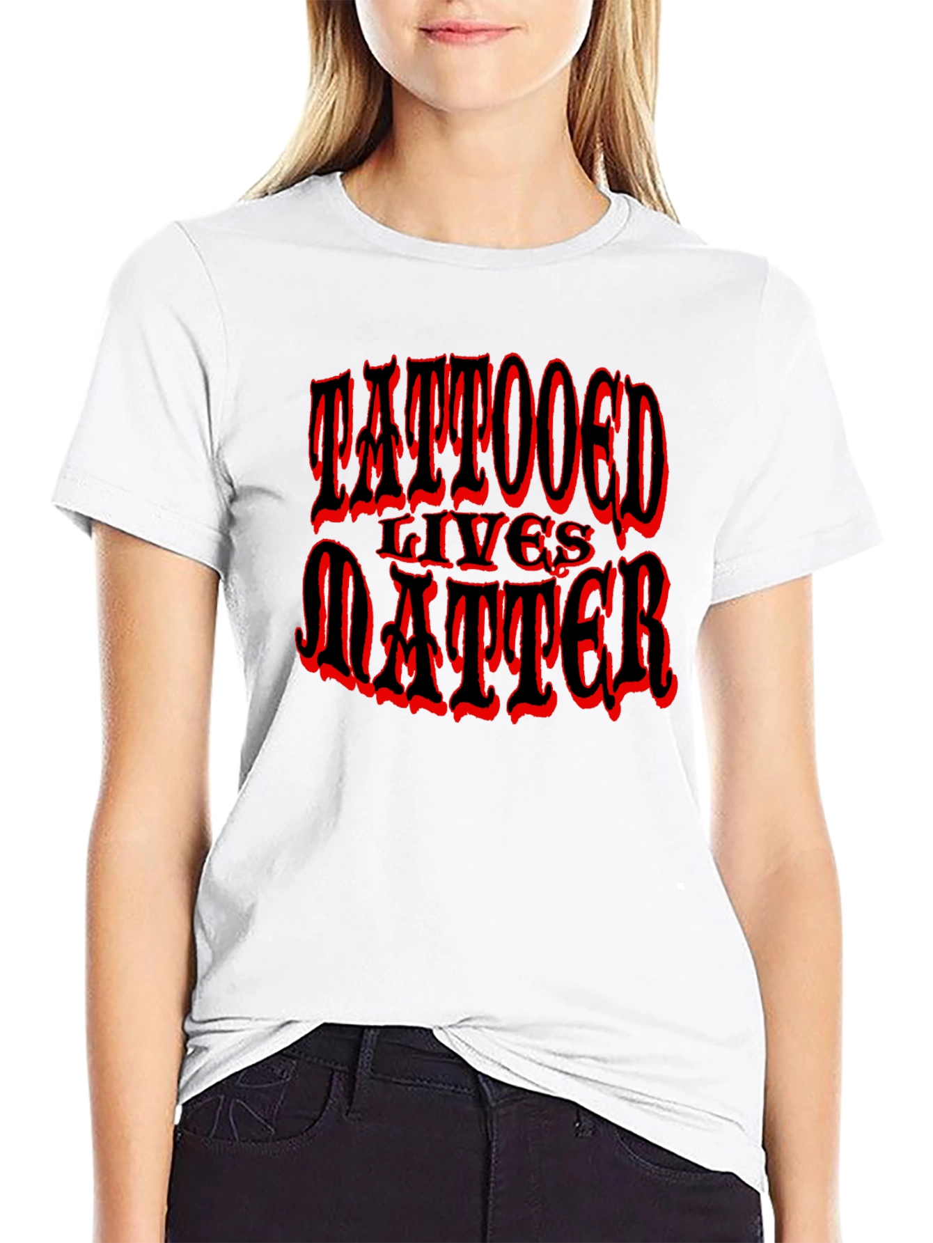Tattooed Lives Matter Graphic T-Shirt