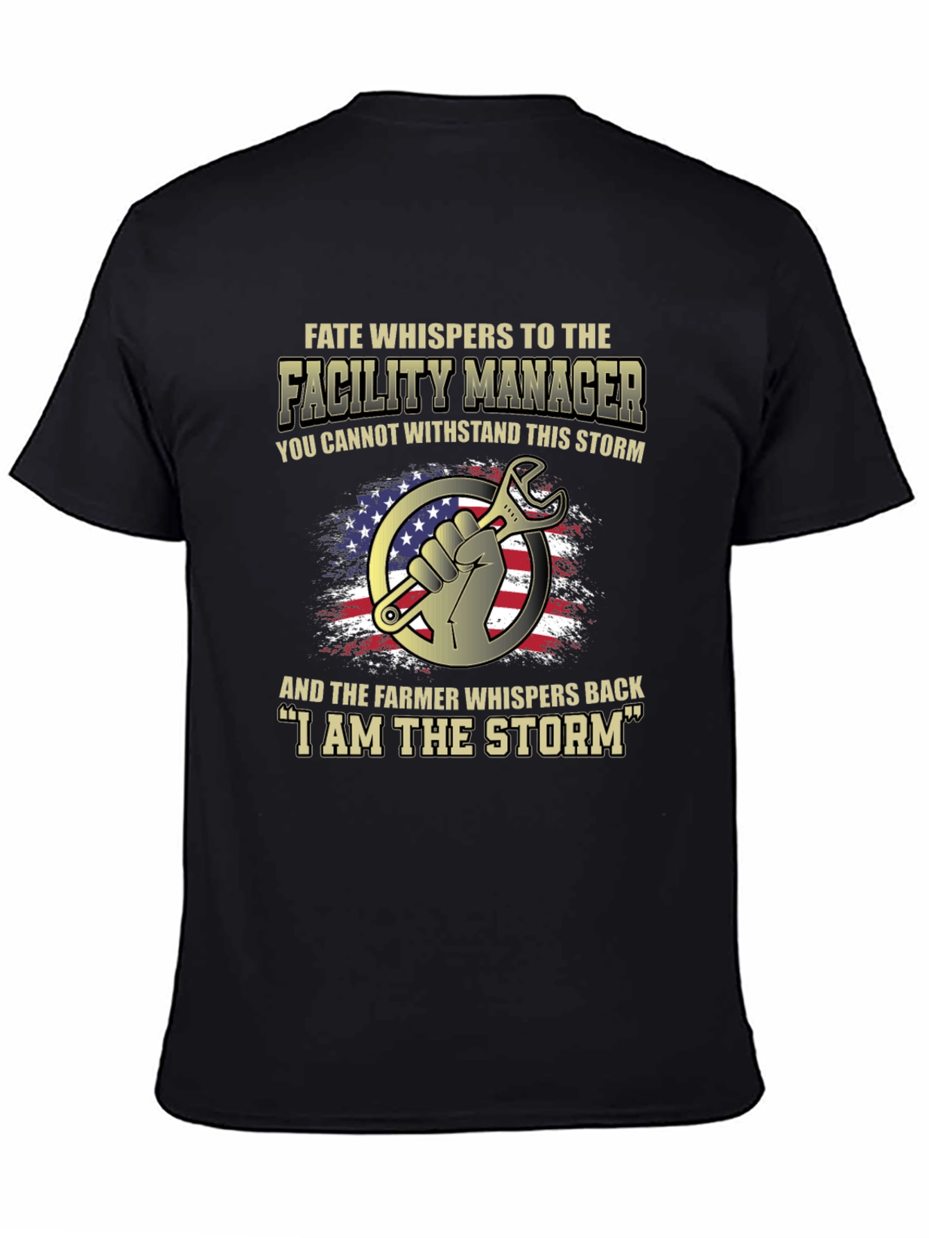 Facility Manager I Am The Storm Graphic T-Shirt