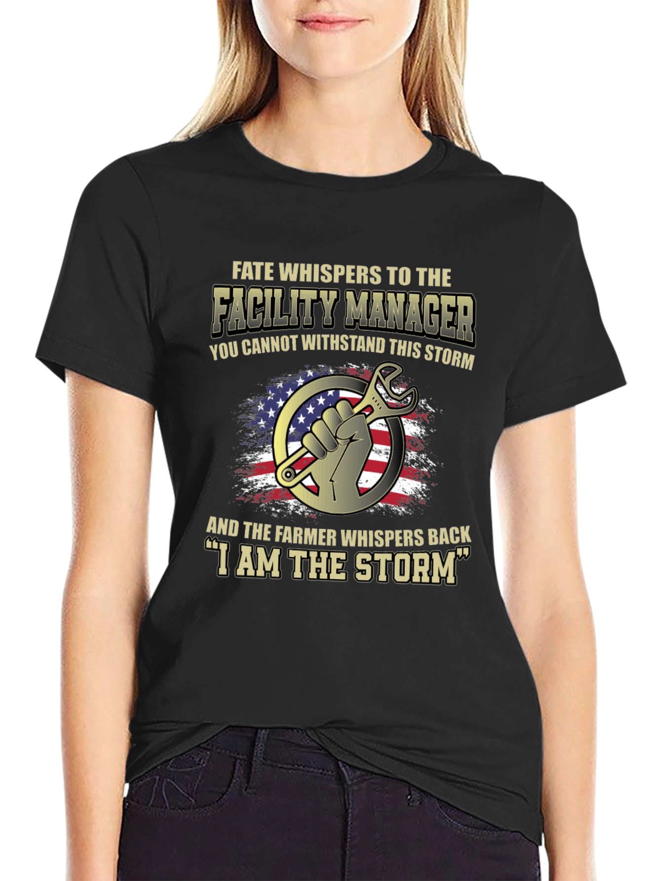 Facility Manager I Am The Storm Graphic T-Shirt