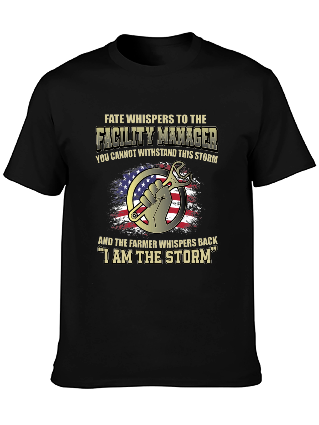 Facility Manager I Am The Storm Graphic T-Shirt