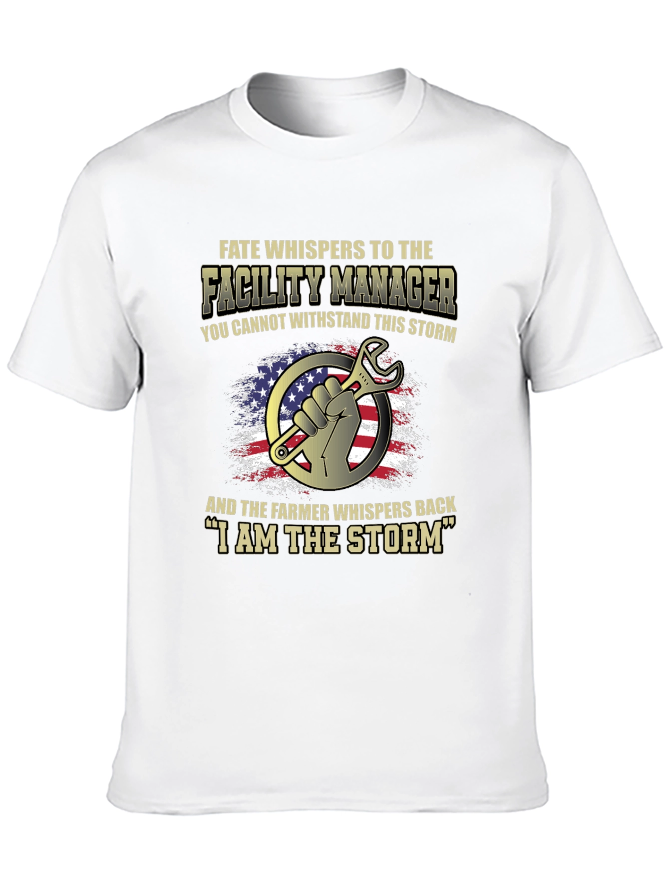 Facility Manager I Am The Storm Graphic T-Shirt