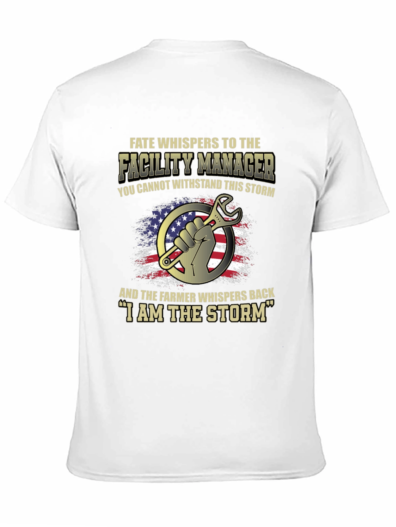 Facility Manager I Am The Storm Graphic T-Shirt