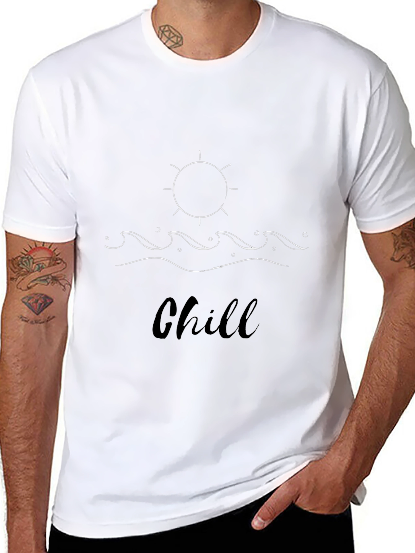 Chill Beach Vibes T-Shirt - Sun Sea Relaxation