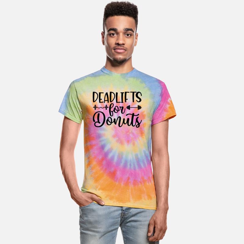 DEADLIFTS FOR DONUTS gym tshirt design 2023