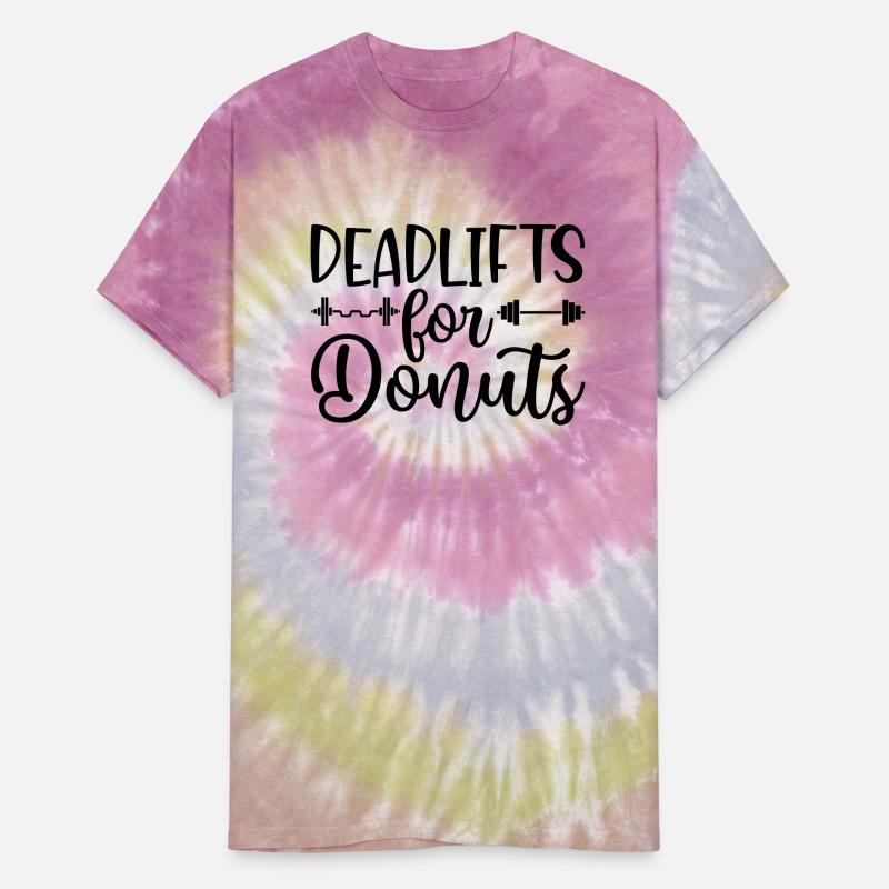 DEADLIFTS FOR DONUTS gym tshirt design 2023