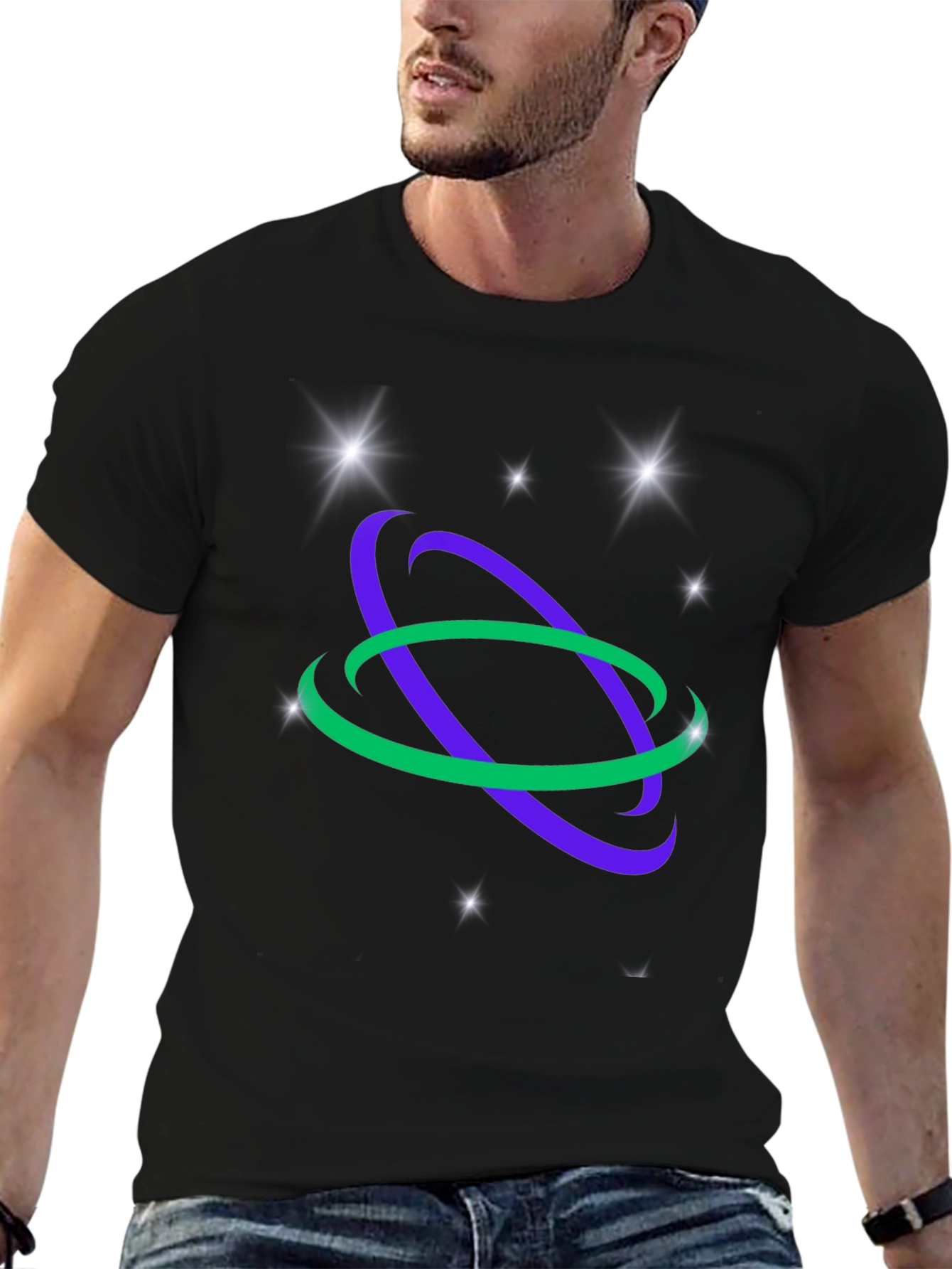 Orbit Graphic Tee - Unique Design Soft Fabric