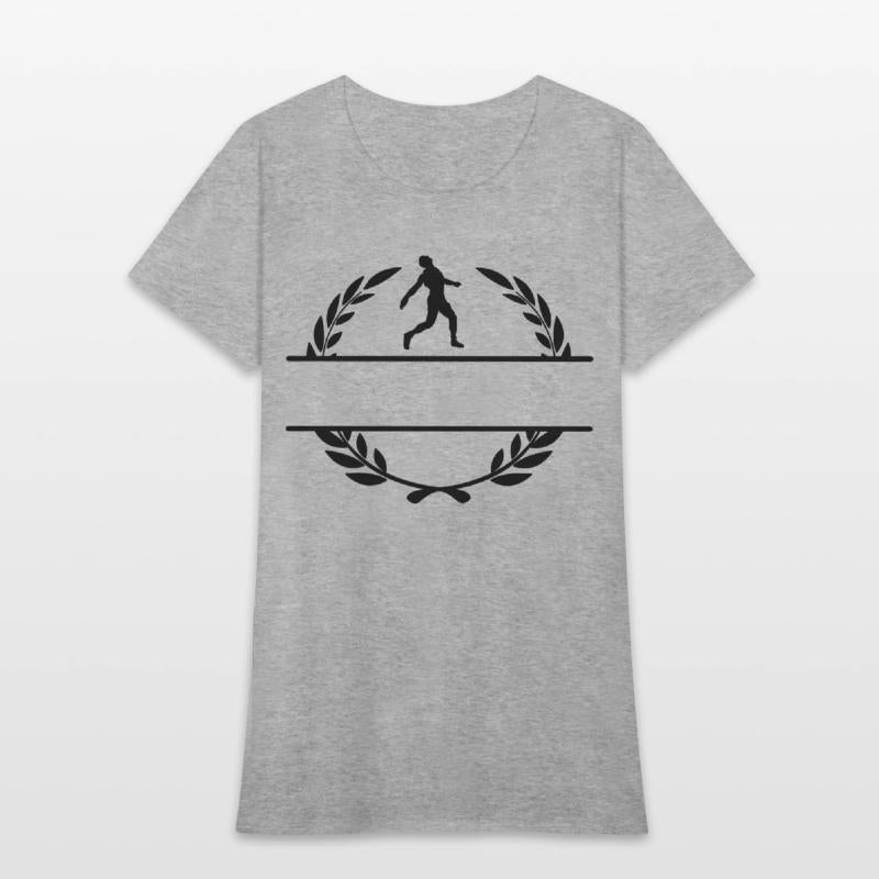 Discus thrower, winner in laurel wreath