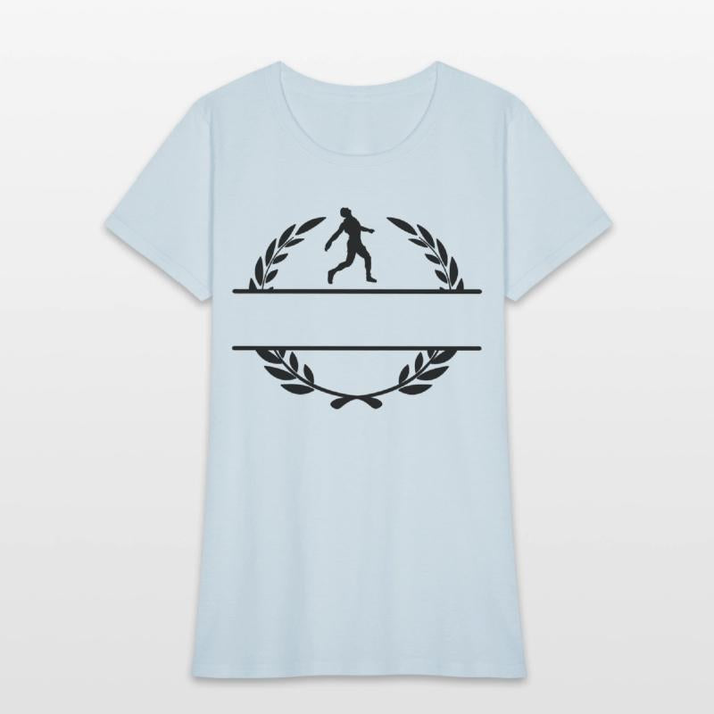 Discus thrower, winner in laurel wreath