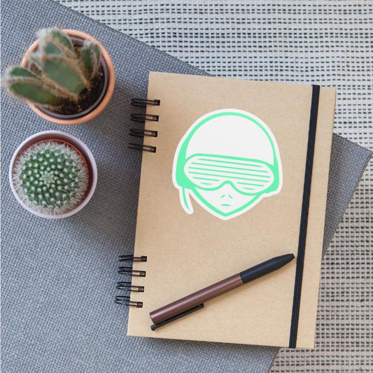 DJ Alien Extraterrestrial Face Head Music Party