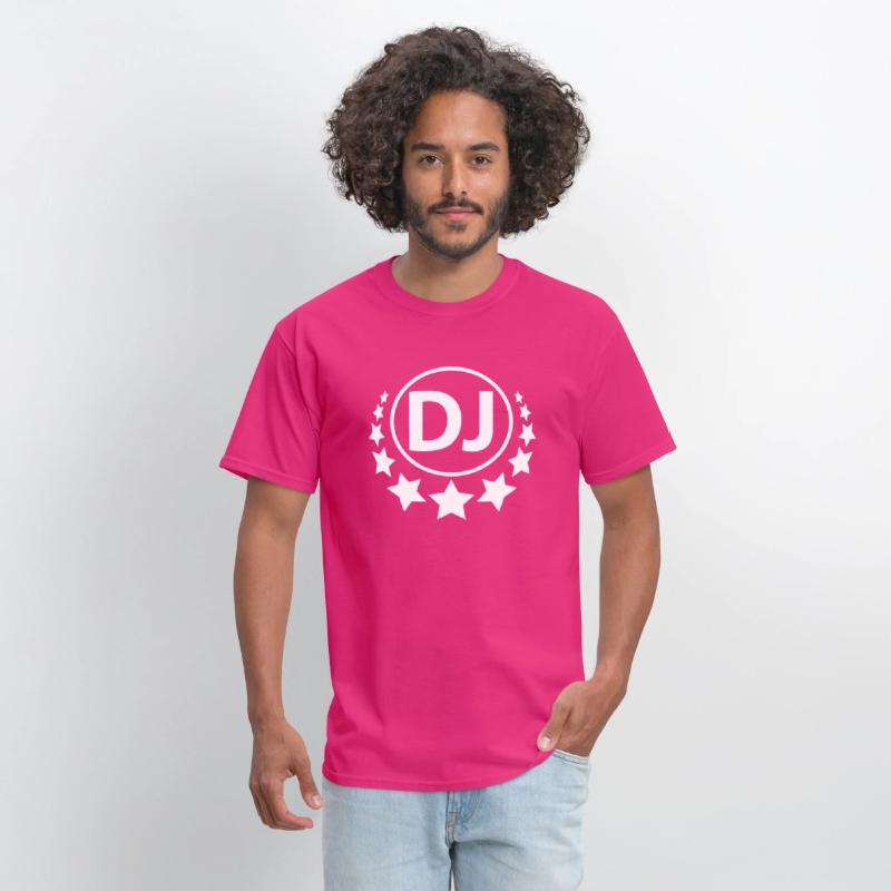 DJ Deejay Star Dance Club Disco Music Party Logo