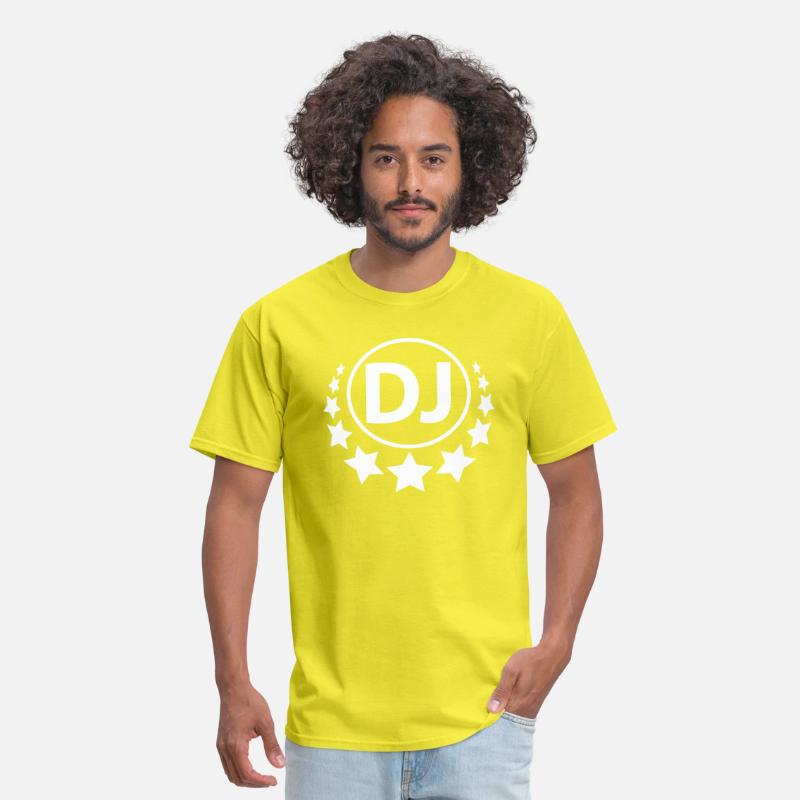 DJ Deejay Star Dance Club Disco Music Party Logo