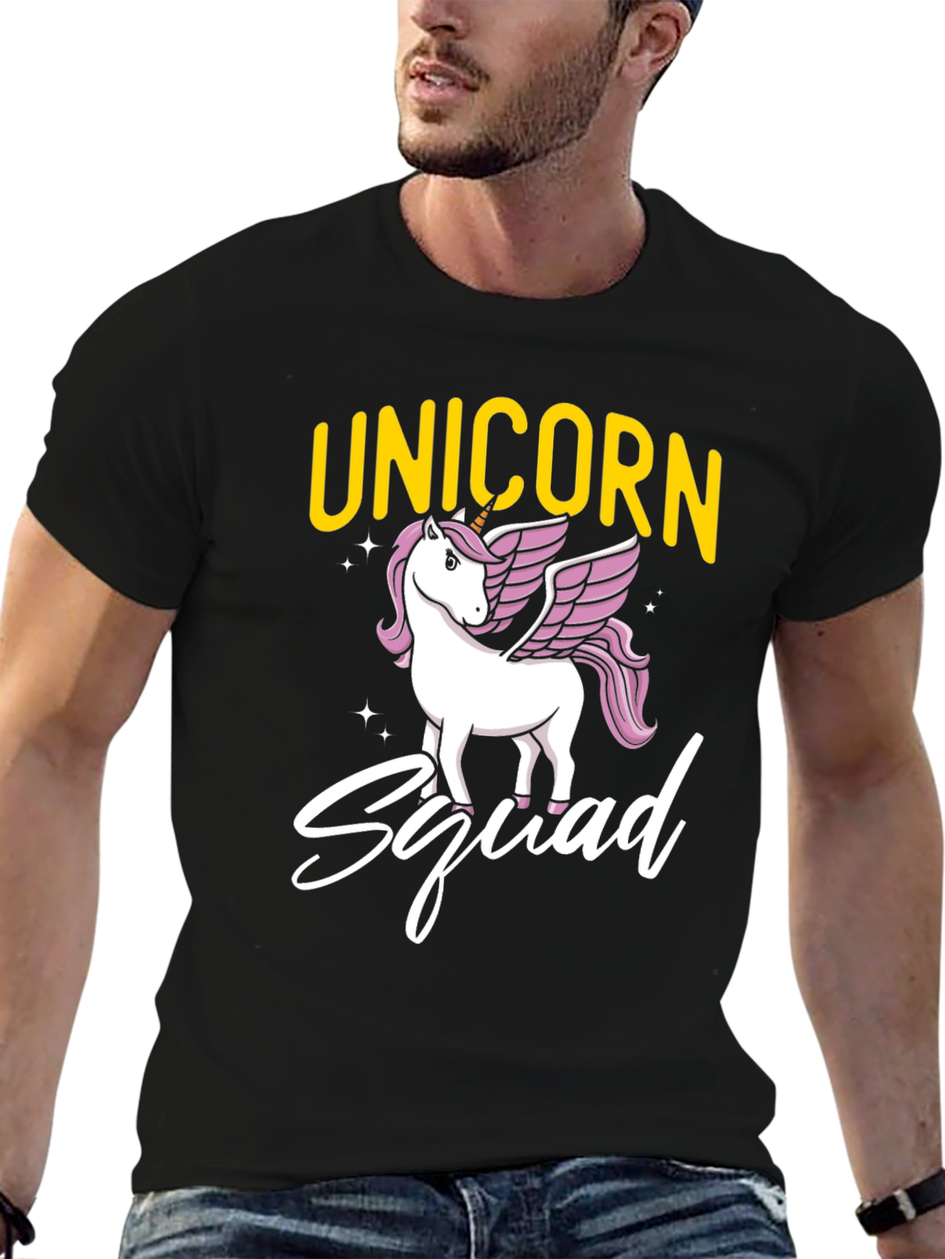 Unicorn Squad Black T-Shirt