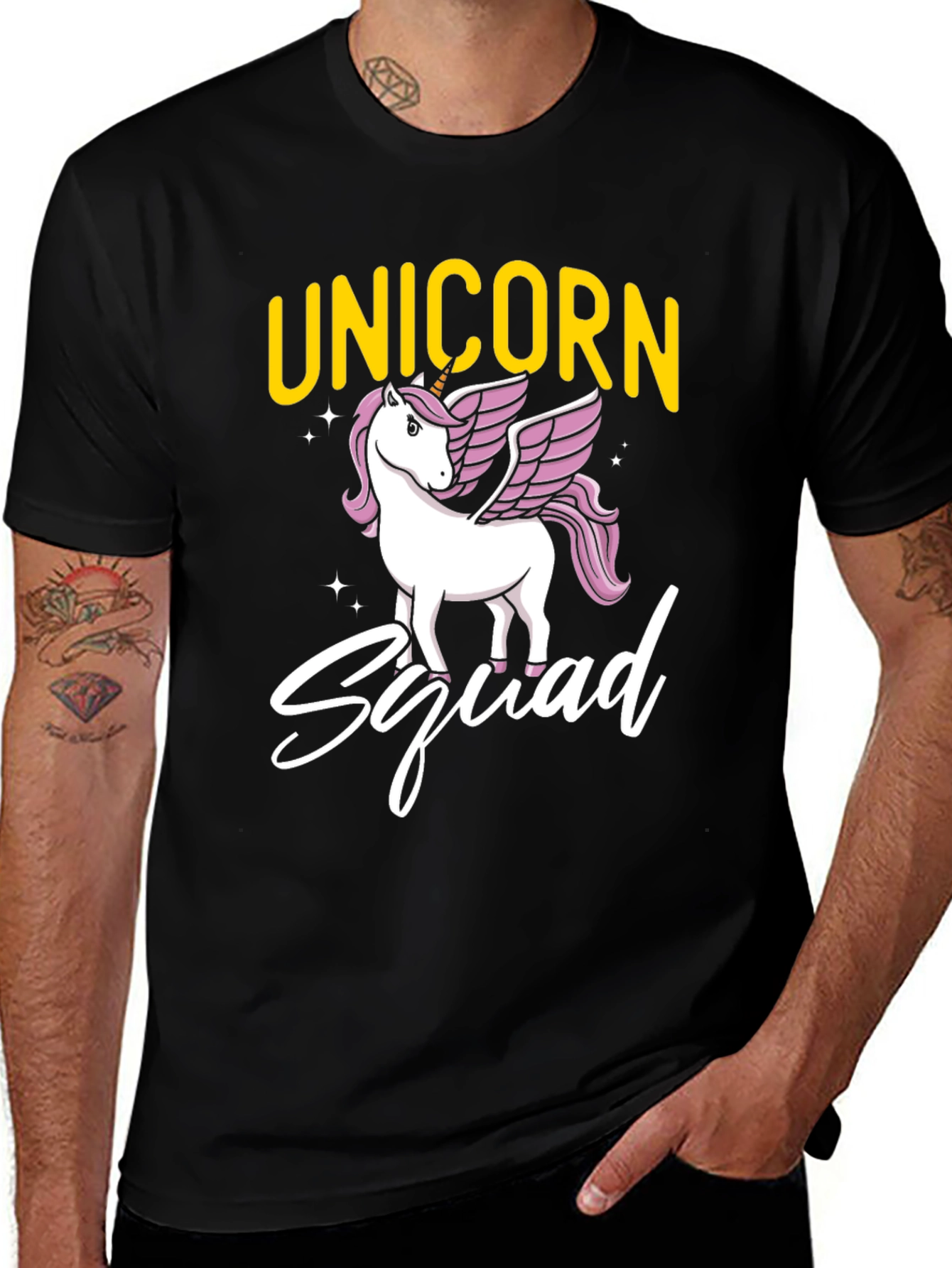 Unicorn Squad Black T-Shirt