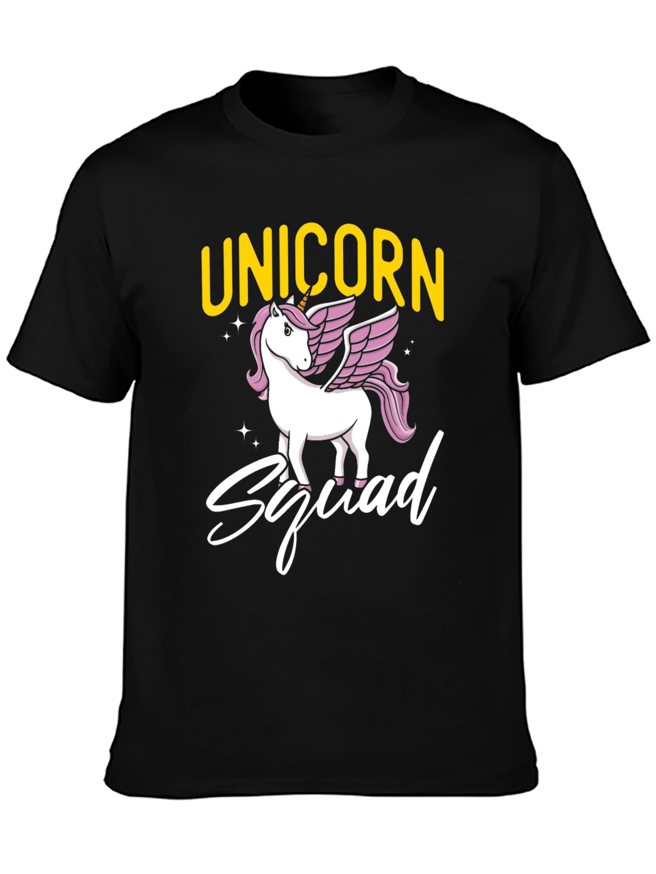 Unicorn Squad Black T-Shirt