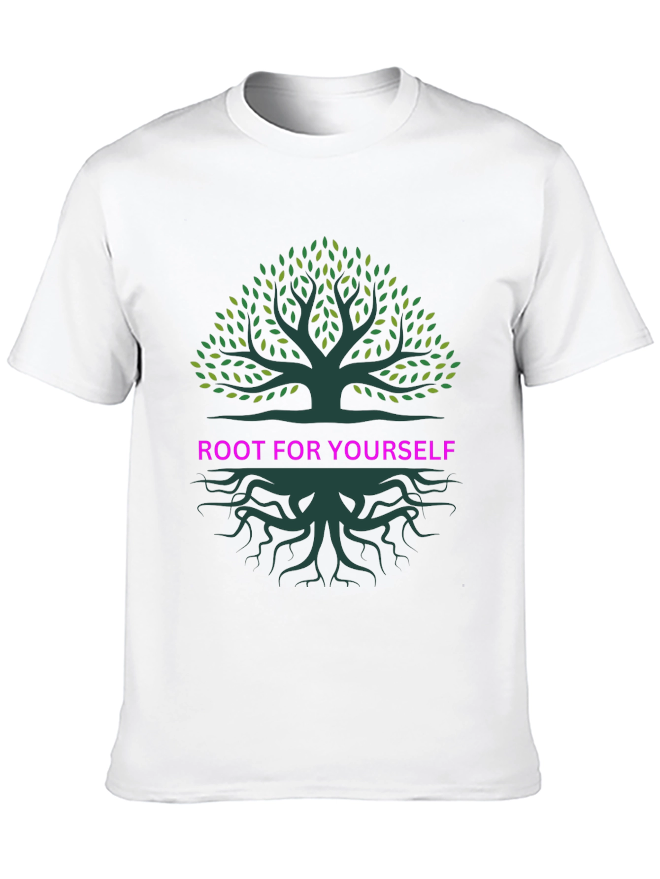 Root for Yourself Graphic Tree T-Shirt