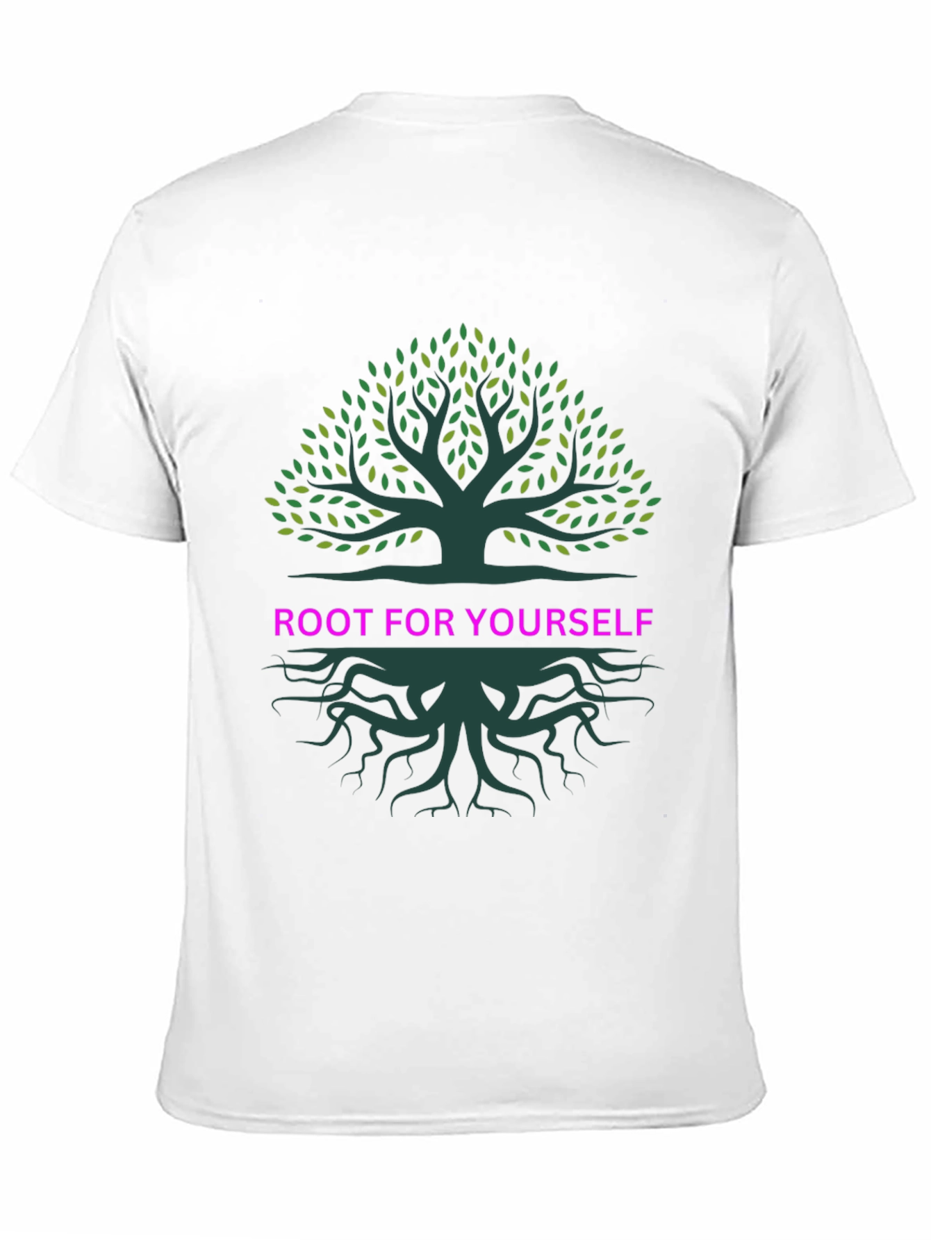 Root for Yourself Graphic Tree T-Shirt
