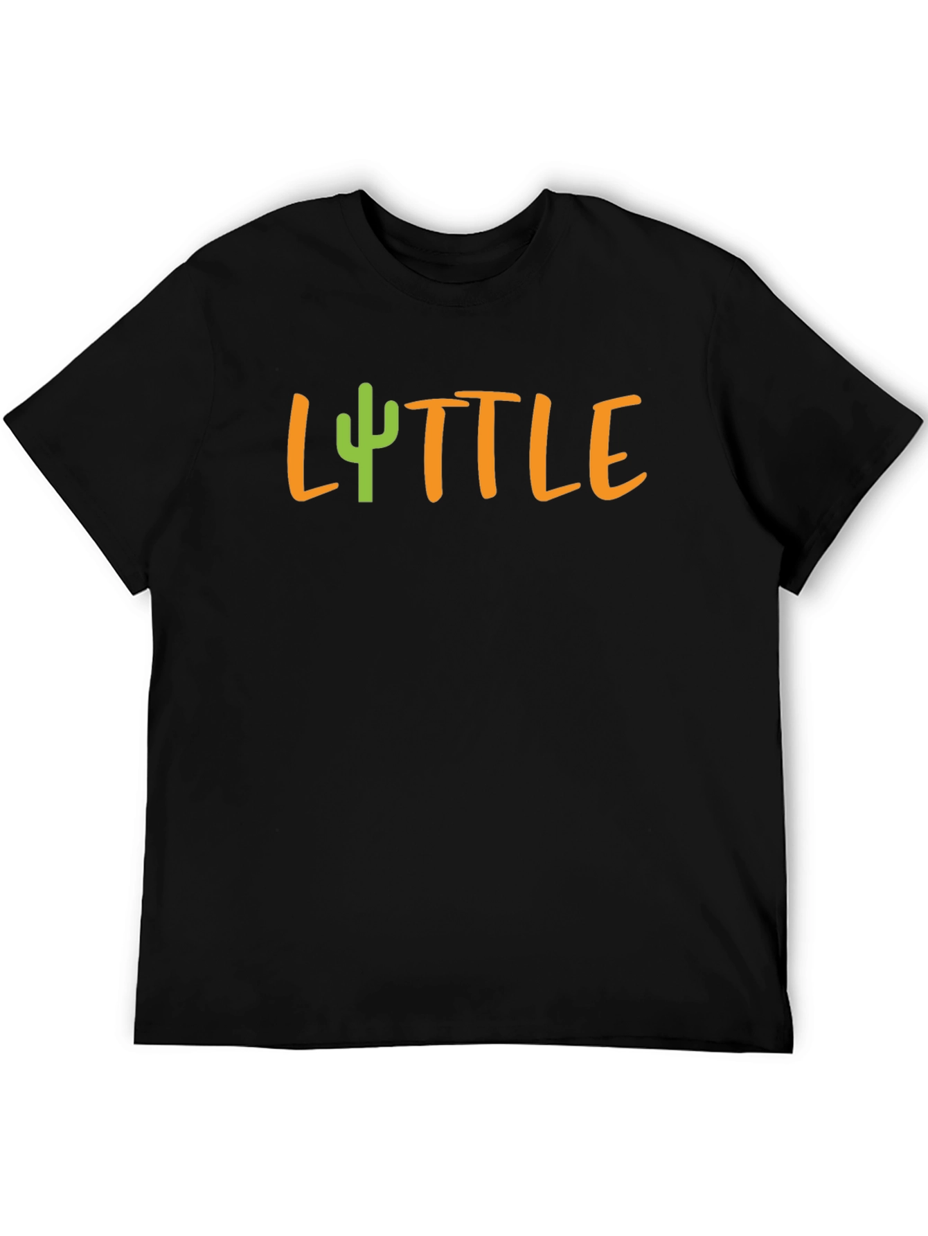 Little Cactus Graphic T-Shirt - Stylish Black Tee