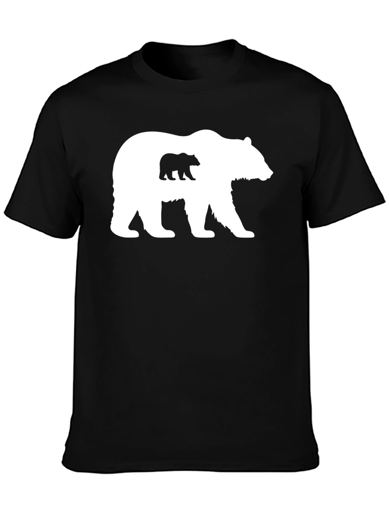 Bear Silhouette T-Shirt - Mama Bear & Cub Tee