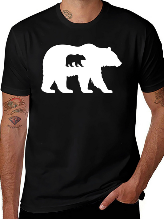 Bear Silhouette T-Shirt - Mama Bear & Cub Tee