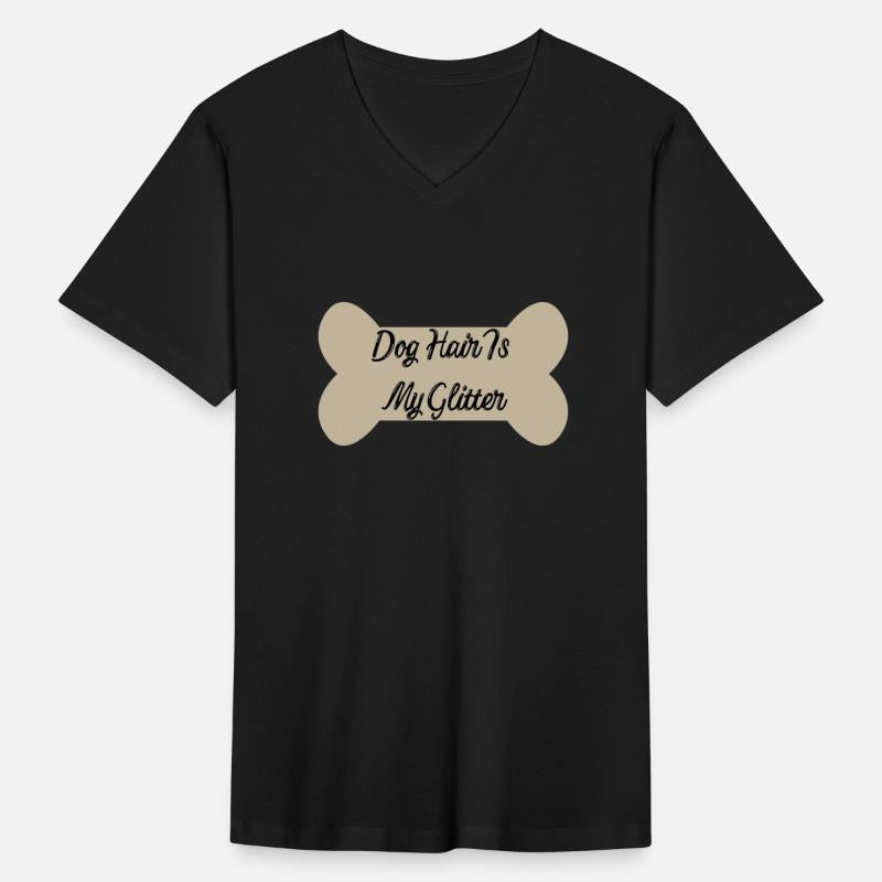Dog hair is my glitter ,dogs lover , cute , bone