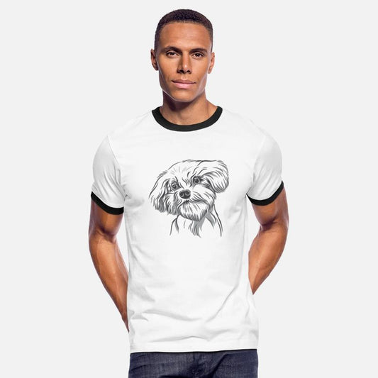 Dog head dog drawing terrier shirt