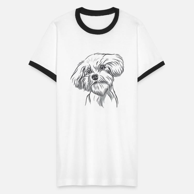 Dog head dog drawing terrier shirt