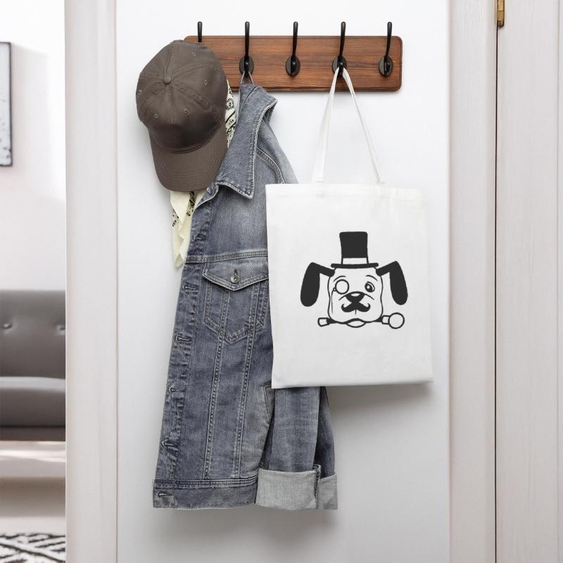 Dog Mr. Sir Top Hat Monocle Glasses Rich Gentleman