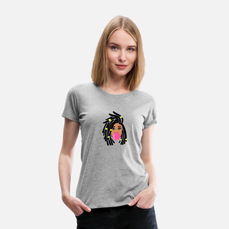 Dreadloacks Girl Blowing Bubble