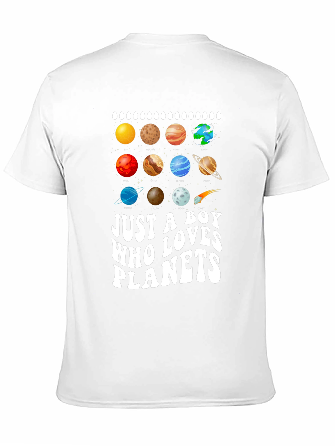 Boy Who Loves Planets T-Shirt