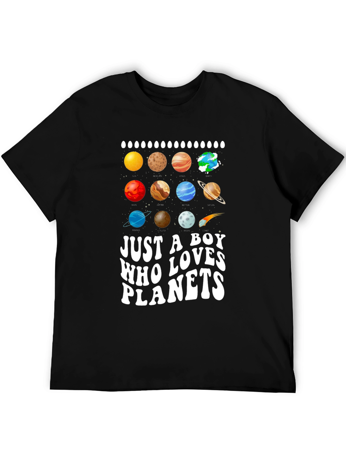 Boy Who Loves Planets T-Shirt