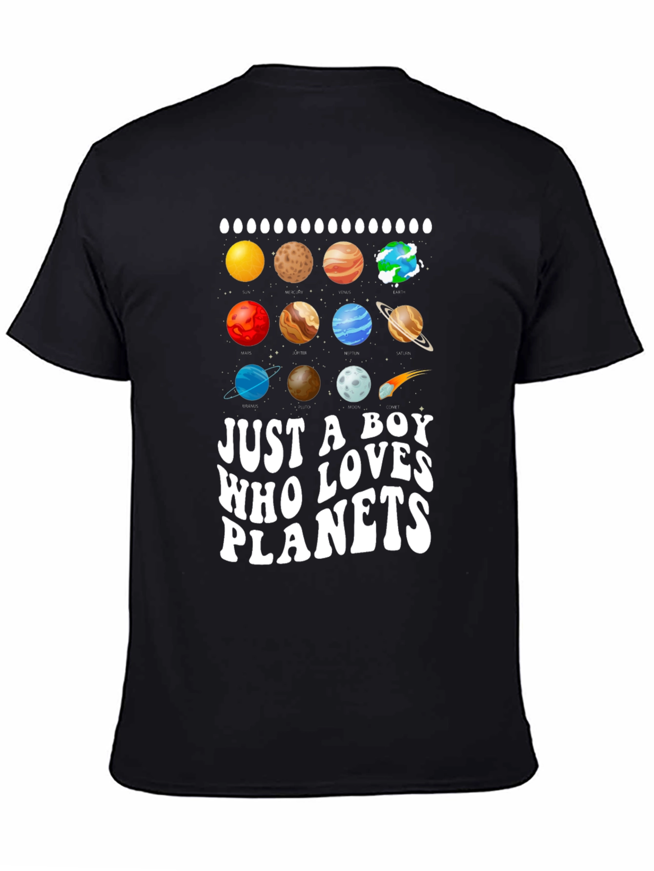 Boy Who Loves Planets T-Shirt