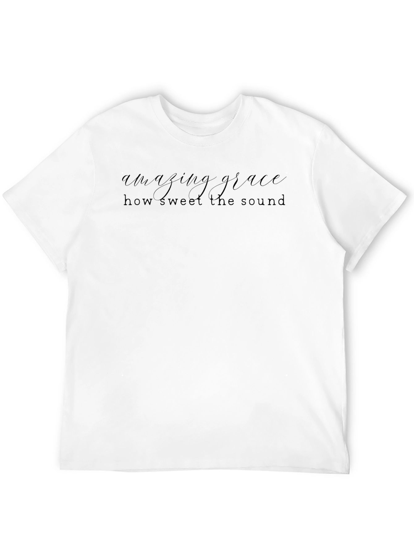 Amazing Grace Black Graphic Tee