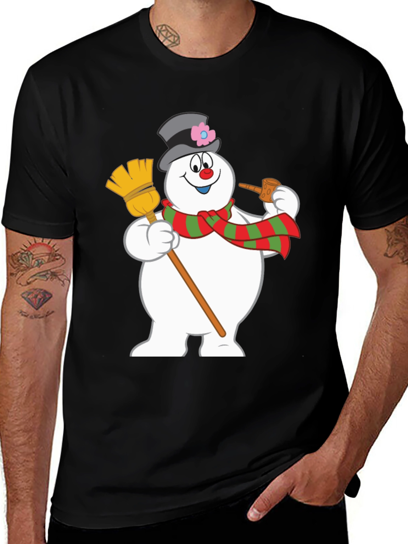 Frosty the Snowman Graphic Tee - Holiday Fun!