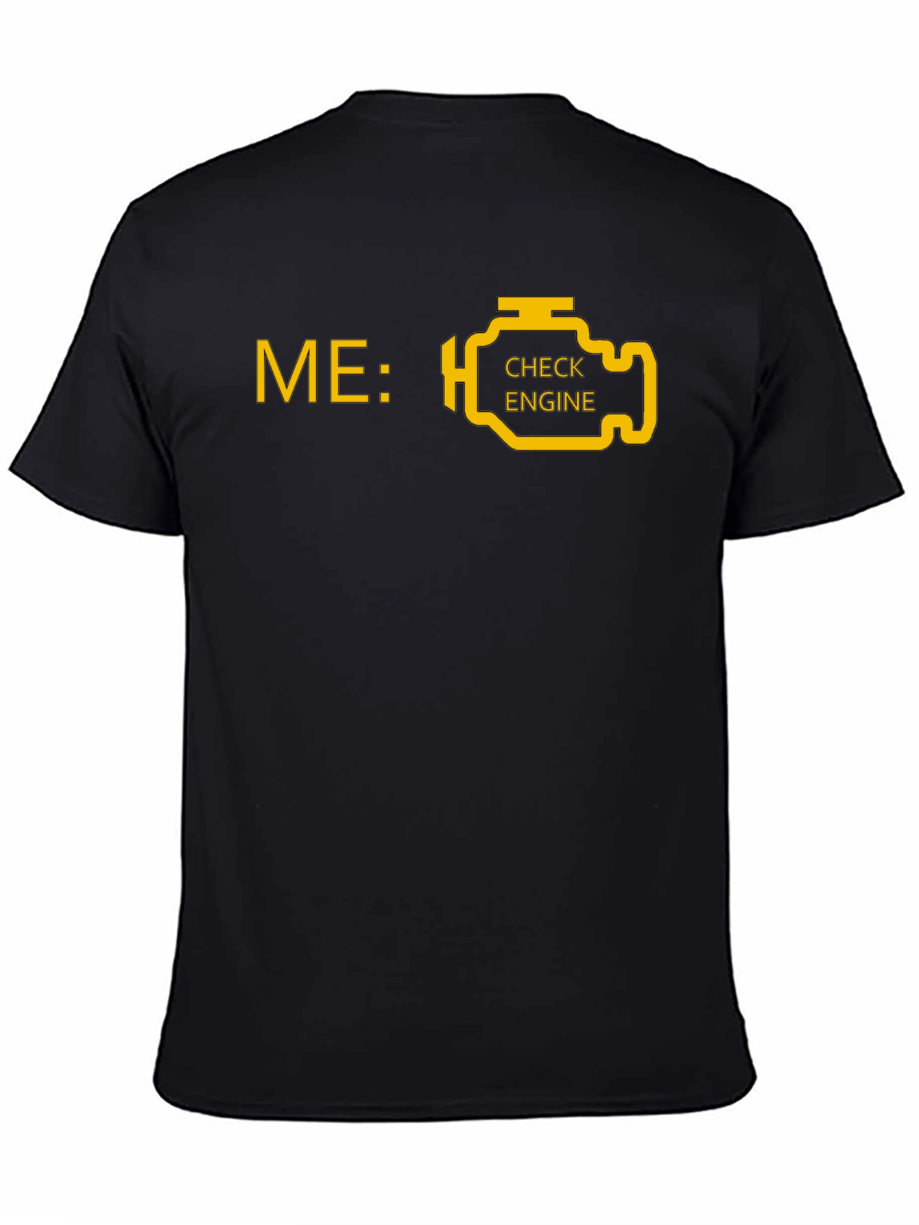 Check Engine T-Shirt - Funny Car Mechanic Tee