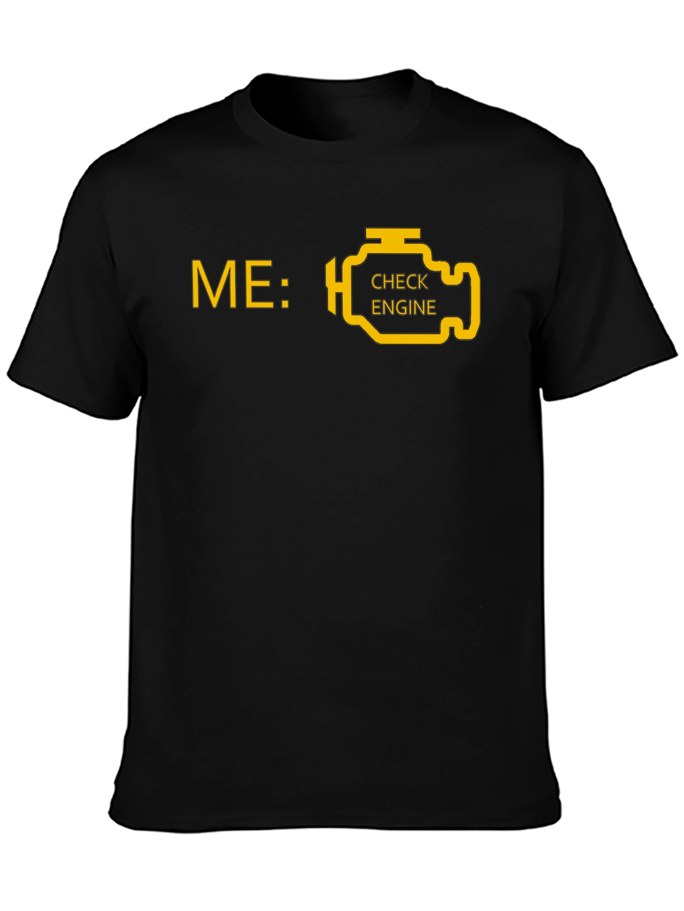 Check Engine T-Shirt - Funny Car Mechanic Tee