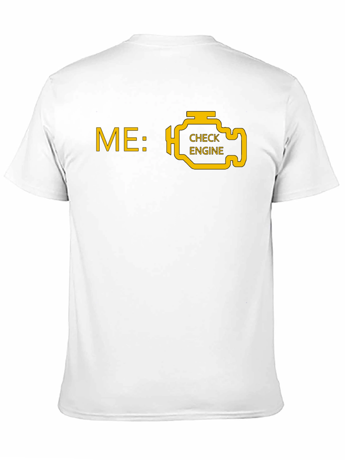Check Engine T-Shirt - Funny Car Mechanic Tee